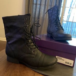 Madden Girl Gamer Combat Boots
